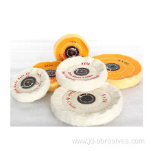 Stainless steel metal polishing cloth wheels